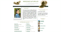 Desktop Screenshot of medecines-naturelles.com